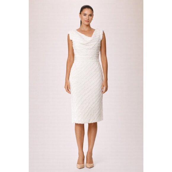 black halo white dress Black Halo Henna Mini Dress In White